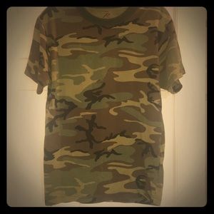 Camo Cotton tee gender neutral